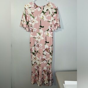 Shein pink floral maxi dress Size XS Summer Springs Wedding women